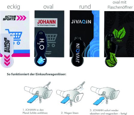 Einkaufswagenlöser - Mein JOHANN
